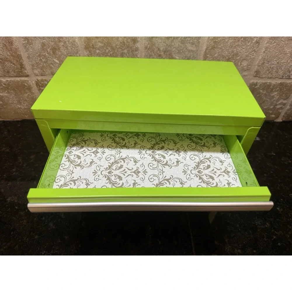 KOBALT MINI Steel Tool Box Lime Green 2‎ Drawer 3 Sections Lowe's Gift